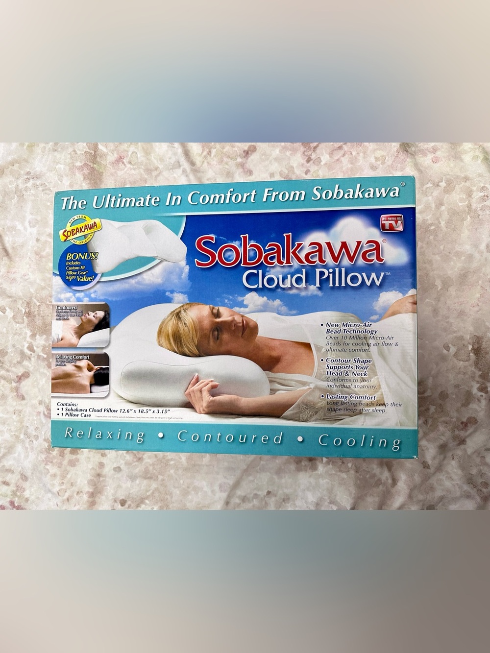 Cloud Pillow - White Contour Support